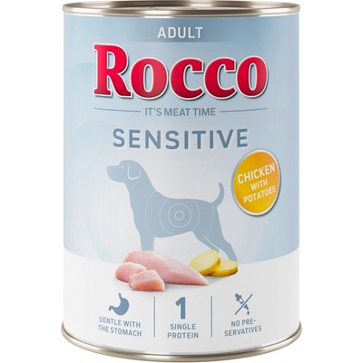 Rocco Sensitive hovädzie s mrkvou 6 x 800 g