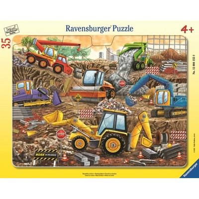 RAVENSBURGER Stavebné stroje v plnom prúde 35 dielov