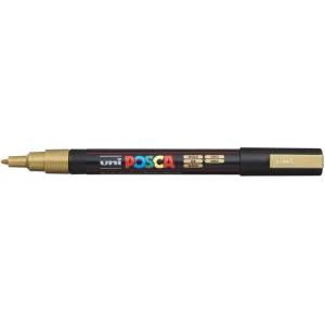 uni Декоративен маркер, 0, 9-1, 3 мм, UNI "Posca PC-3M", златен 284729000 (284729000)