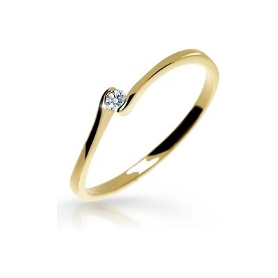 Cutie Jewellery gold Zásnubní prsten Z6727 2947 ze zlata se zirkonem Žlutá