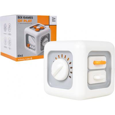 RKToys Multifunkční senzorická kostka 6v1