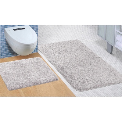 Bellatex Sada kúpeľňových predložiek Micro sivá 60 x 100 cm / 60 x 50 cm