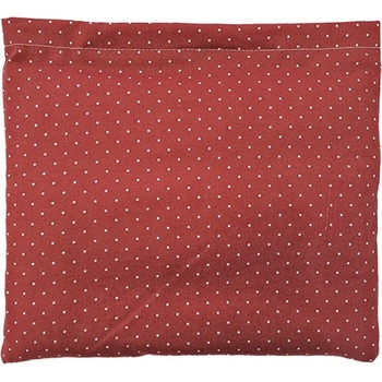 TORF Възглавница с черешови костилки, червена с бели точки, 25 x 23 см