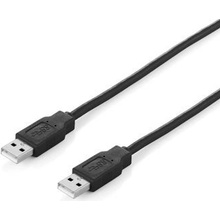 eQuip 128871 USB 2.0 Cable AnaA 3,0m M/M, propojovací - černý