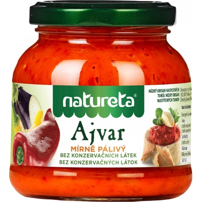 Natureta Ajvar 290 g Ajvar jemne pálivý