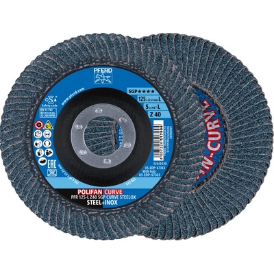 Pferd Brúsny lamelový kotúč 125 x 22,2 mm 40 4007220790175