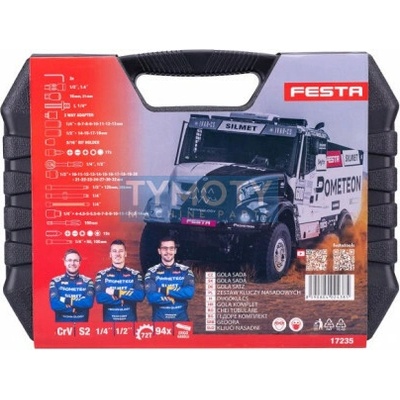 Gola sada CrV 94 ks 1/4"-1/2" EDÍCIA DAKAR, FESTA 17235