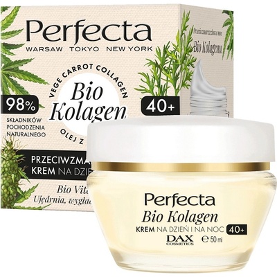 Perfecta Bio kolagén denný a nočný krém na tvár 40+ 50 ml