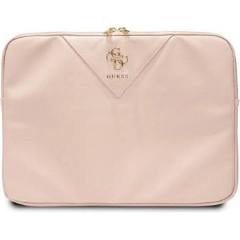 GUESS Guess Triangle 4G Калъф за лаптоп, 14", розов