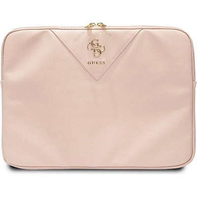 GUESS Guess Triangle 4G Калъф за лаптоп, 14", розов