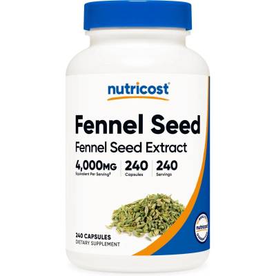 Nutricost Fennel Seed, 240 капсули, Nutricost (57623 (772101) NC)