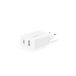 Ttec Адаптер ttec SmartCharger Duo PD Travel Charger USB-C+USB-A 32W - Бял