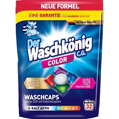 WaschKönig Color prací kapsle 32 PD