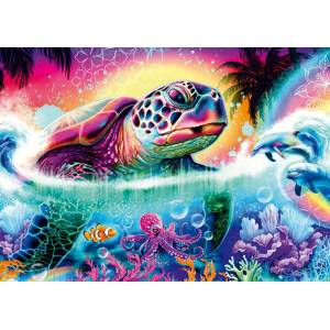 Schmidt Spiele - Puzzle Sheena Pike: Neon turtle - 1 000 piese