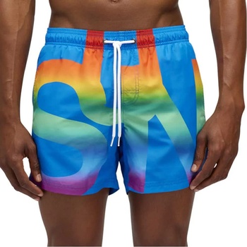 Sundek Бански гащета Sundek Macro logo swimming shorts - Blue (Oversky)