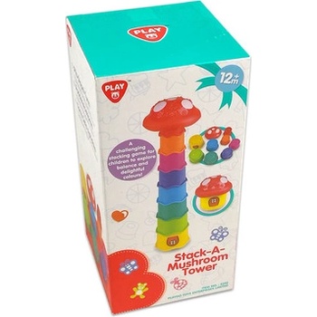 Playgo Детска играчка за изграждане на кула от гъби