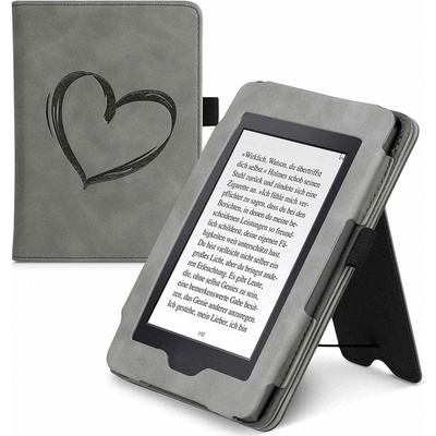 KW Mobile Brushed Heart KW5567501 pre Amazon Kindle Paperwhite 1/2/3 šedé