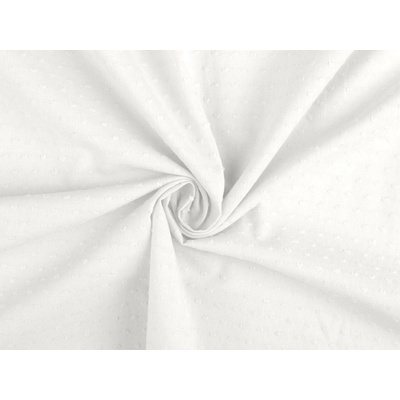 Stoklasa Bavlněná látka / plátno s nopky Balení: 1 m, Varianta: 1 Off White 1 Off White