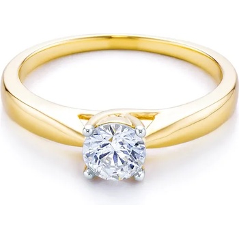 Image 1 of SAVICKI Годежен пръстен savicki: двуцветно злато, кубичен цирконий