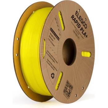 Elegoo rapid pla+ 1.75, 1 кг, жълт (rplap1y)