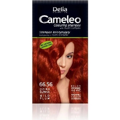 Delia Cosmetics Cameleo Coloring Shampoo tónovací šampon na vlasy odstín 66.56 Wild Plum 40 ml