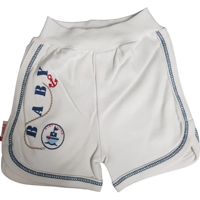 detské šortky BABY SAILOR Biela