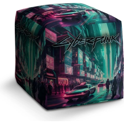 Sablio Taburet Cube Cyberpunk 2077 Mesto: 40x40x40 cm