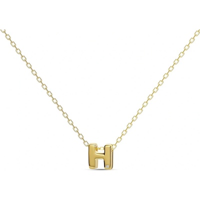 Mosuo Pozlacený letter H gold OMS300022