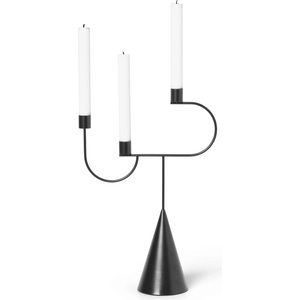 ferm LIVING Свещник Avant черен (100554101)