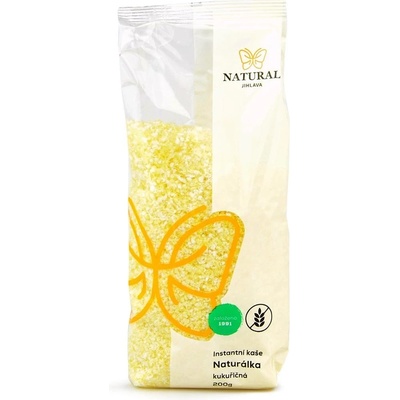 Natural Jihlava Kaša Naturálka bezlepková instantná Kukuřičná instantná kaša 200 g