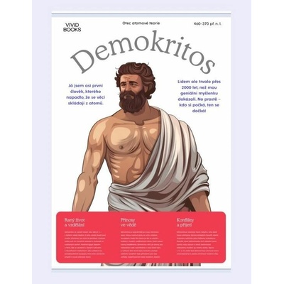 Plátěný obraz Demokritos 420 × 594 mm