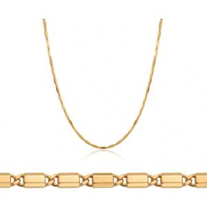 SAVICKI Синджир Savicki 1.2mm: злато 585, плочка - savicki - 1 097,22 лв