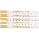 Extol Premium 8805507 plátky do přím.pily 5ks, 75x40mm