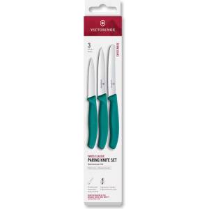 Victorinox Комплект ножове SWISS CLASSIC, комплект 3 бр. , зелен, пластмаса, Victorinox (VN6711434C1)