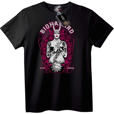 NOONEBRAND Тениска на кралицата на биологична опасност - 5XL, Black