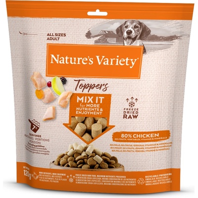 Nature's Variety Freeze Dried Toppers kuřecí 120 g
