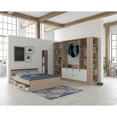 Parisot spálňa Sophia single large oak
