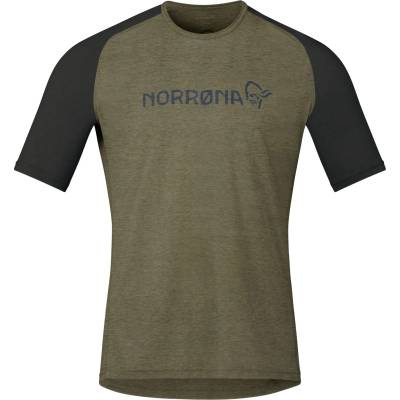 Norrøna Мъжка фланелка с къс ръкав за колоездене Norrøna Fjørå Equaliser Lightweight T-Shirt Sport shirt - Olive Night (056-3662-0311)