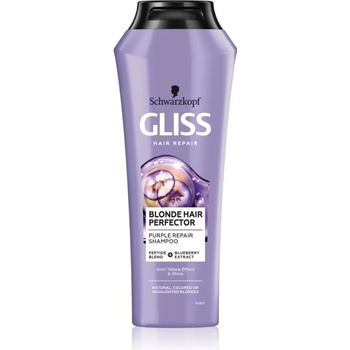 Image 1 of Schwarzkopf Gliss Blonde Hair Perfector шампоан за коса неутрализиращ жълтеникавите оттенъци 250ml