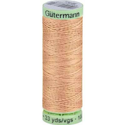 Stoklasa Polyesterové nitě Gütermann Jeans návin 30 m Balení: 1 ks, Varianta: 186 přírodní stř. 186 přírodní stř.