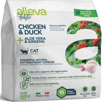 Alleva Equilibrium Holistic cat adult chicken and duck 0,4 kg