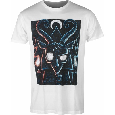 Akumu Ink мъжка тениска akumu ink - Проклятието на Бафомет - Бяла - 22tm21