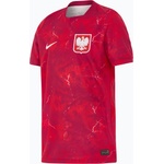 Nike Детска футболна тениска Nike Dri-Fit Poland Stadium Away 2026 noble red/sport red