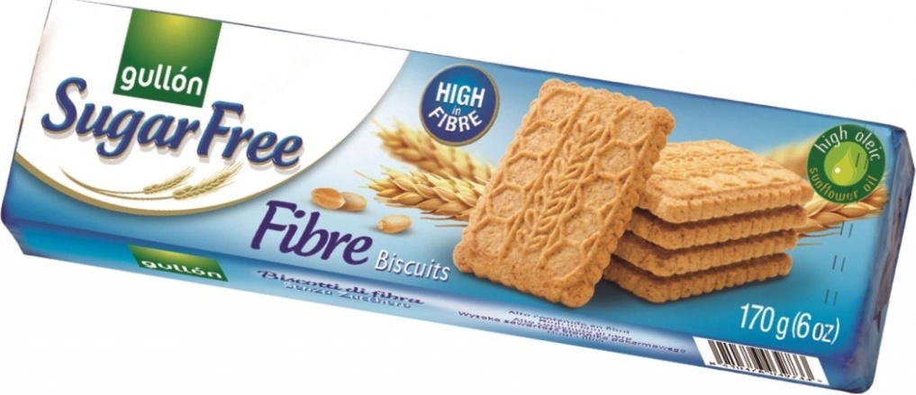 Gullón Fibre sušenky s vlákninou bez cukru 170 g