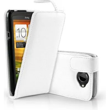 Image 1 of HTC One X Flip Калъф Бял + Протектор