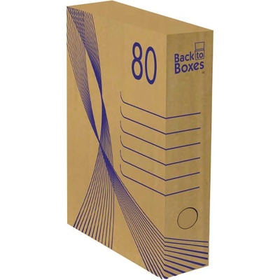 Архивна кутия B2B 350x250x80 mm Кафява (B2B)