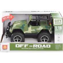 Dromader Jeep Polícia na batérie 20cm