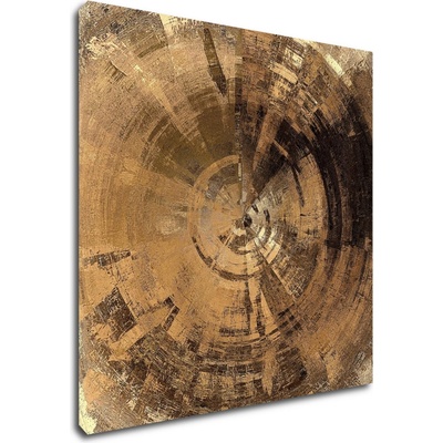 Impresi Obraz Abstrakt béžovo-zlatý - 50 x 50 cm
