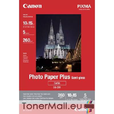 Canon Фотохартия Canon SG-201 10x15cm, 5 sheets