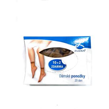 ZUZKA Дамски чорапи Zuzka 10+2 бр. 20 Den Кафяви